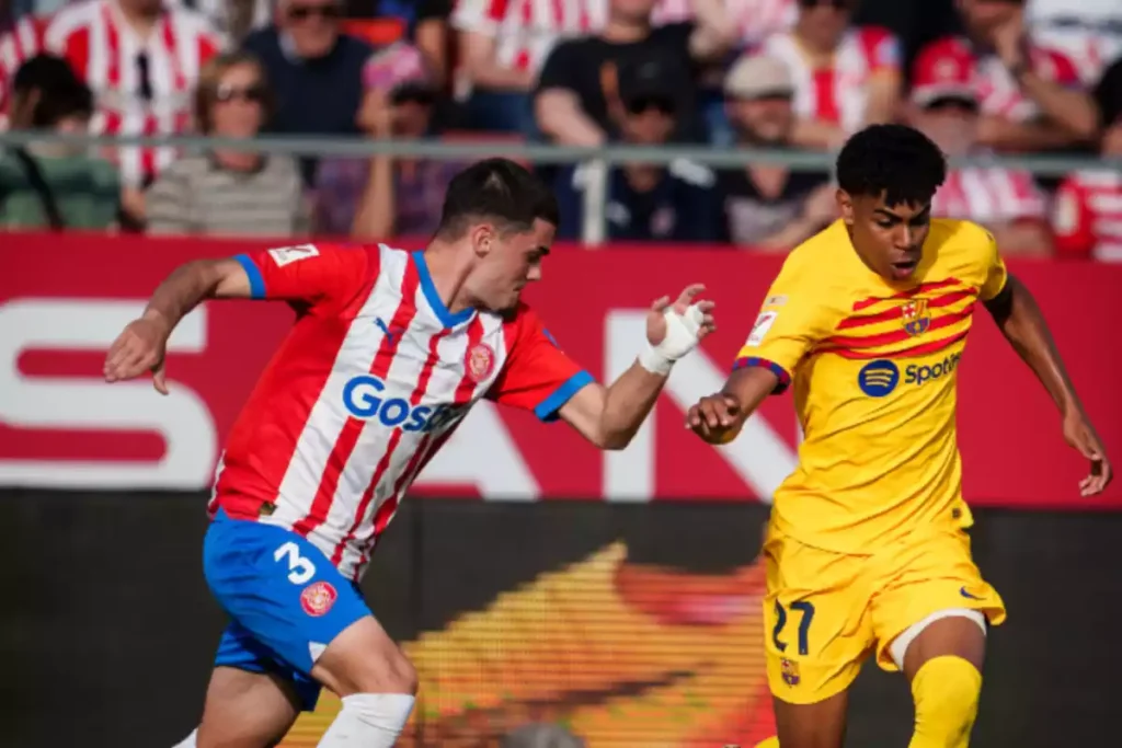 Lamine Yamal vs Miguel Gutierrez will be a key action in Barcelona vs Girona